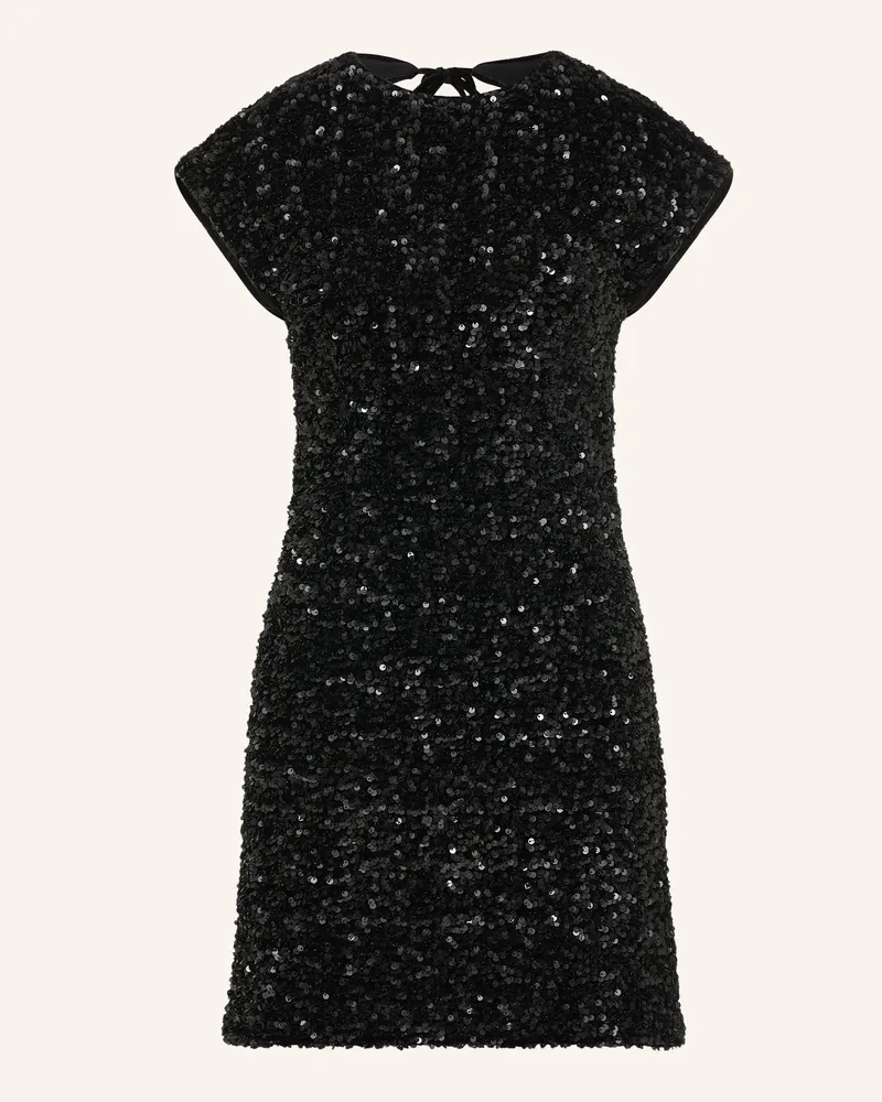 Princess goes Hollywood Kleid Mit Pailletten Und Samt schwarz Schwarz