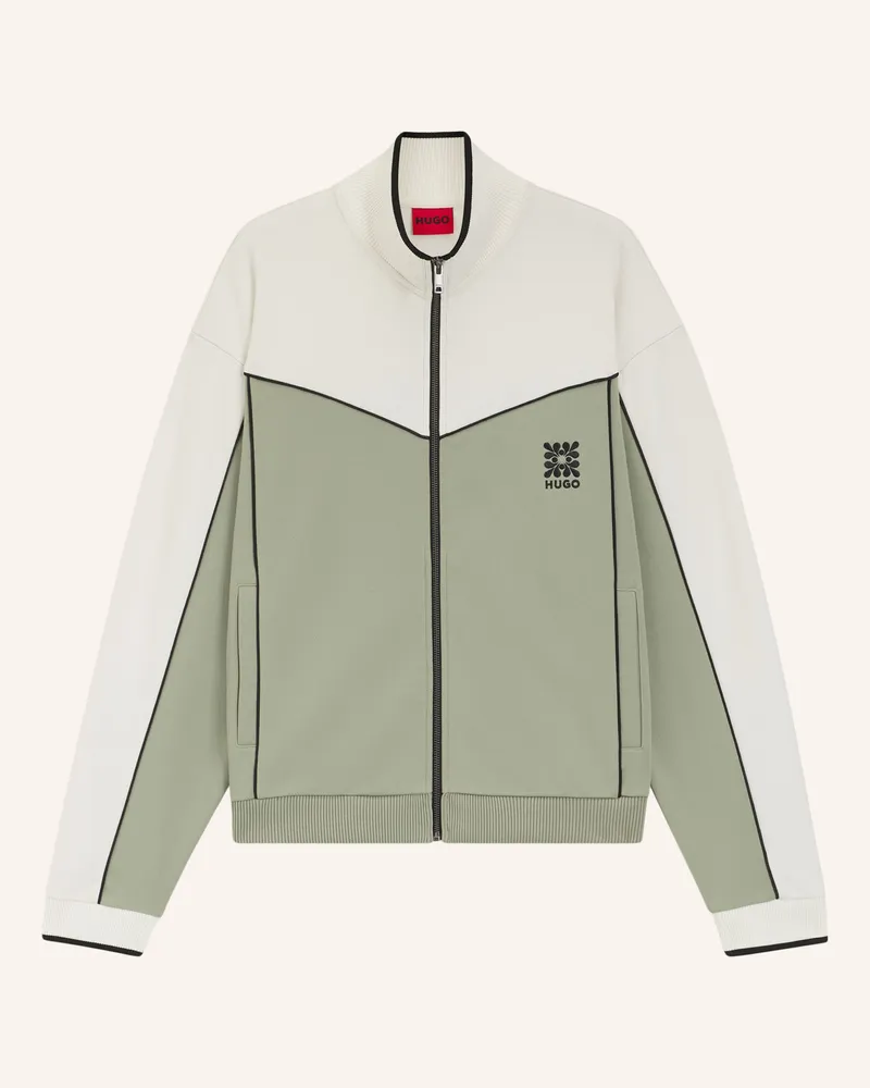 HUGO BOSS Sweatshirt Darynt Relaxed Fit gruen Hellgrün