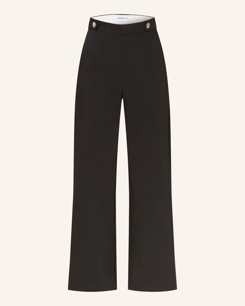 MARELLA Marlenehose schwarz Schwarz