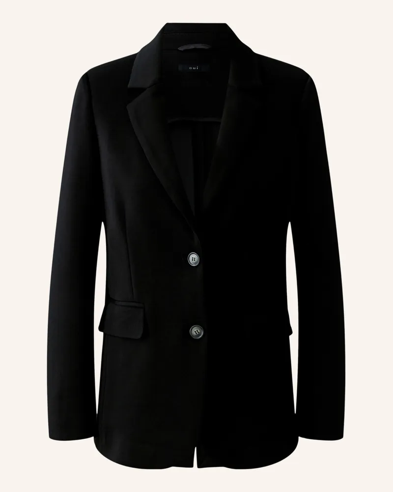 Oui  Blazer schwarz Schwarz