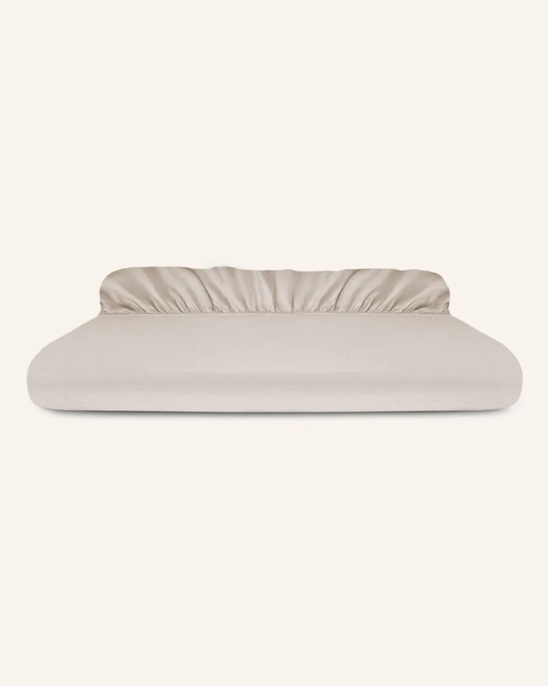 ROYFORT Spannbettlaken BAUMWOLLE-CASHMERE Taupe