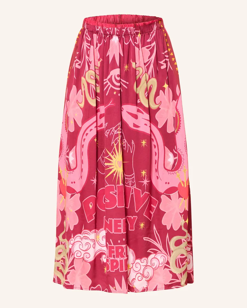 Miss Goodlife Satinrock FREE Dunkelrot