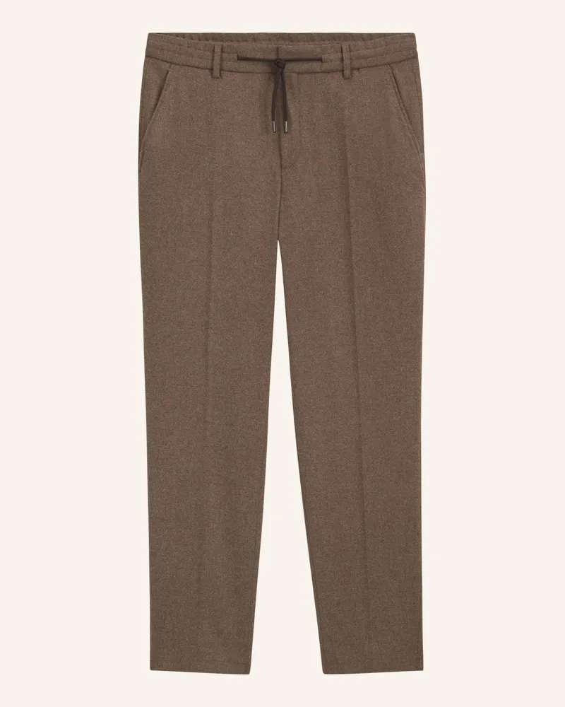HUGO BOSS Anzughose P-Perin-Rds-Wg-264 Tapered Fit braun Braun