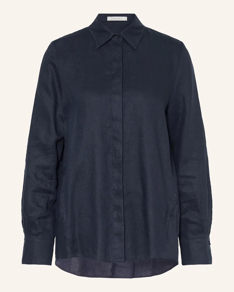 lilienfels Hemdbluse blau Dunkelblau