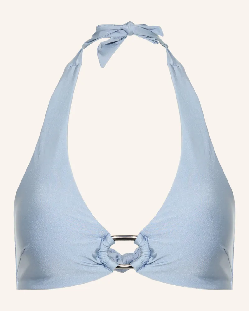 JETS Australia Neckholder-Bikini-Top LIEN Blaugrau