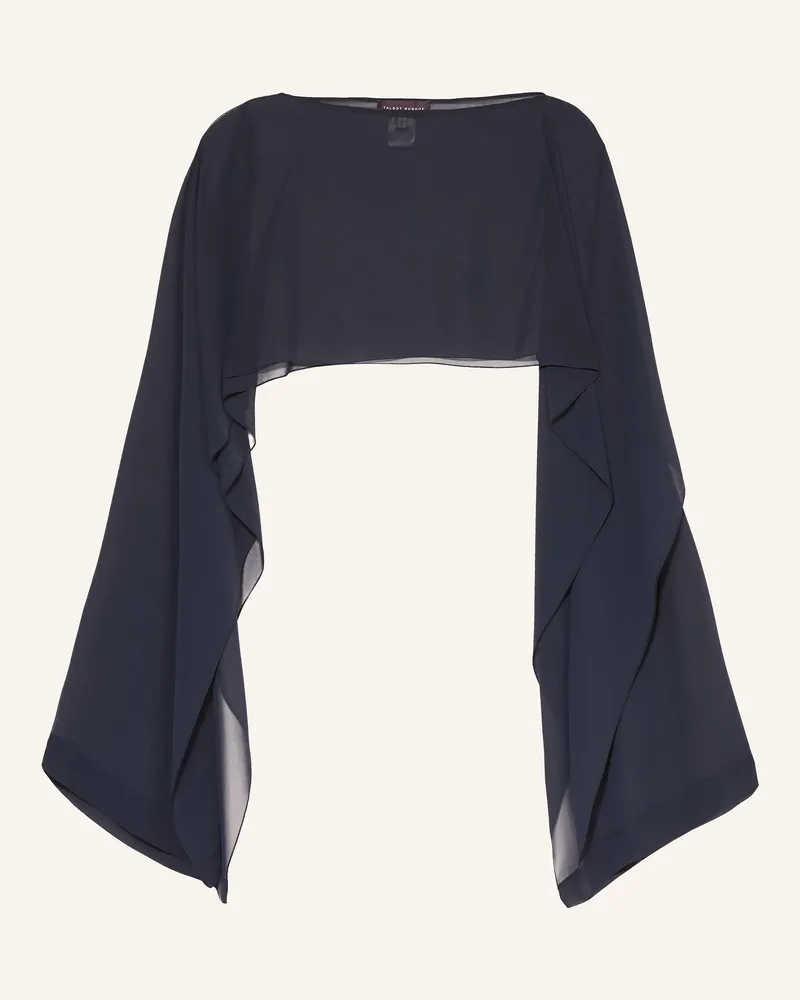 Talbot Runhof Poncho blau Dunkelblau