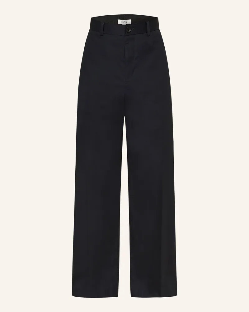 COS Hose Regular Fit blau Dunkelblau