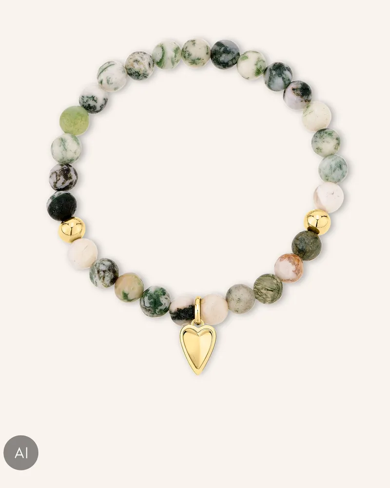 Liebeskind Armband  Aus  Edelstahl gruen Grün