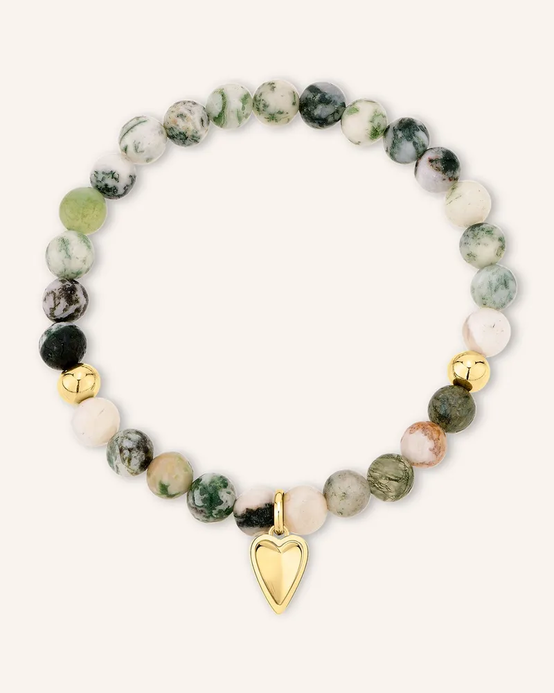 Liebeskind Armband  Aus  Edelstahl gruen Grün