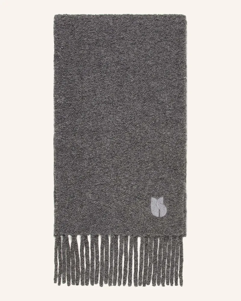 ba&sh Alpaka-Schal Sasha grau Grau