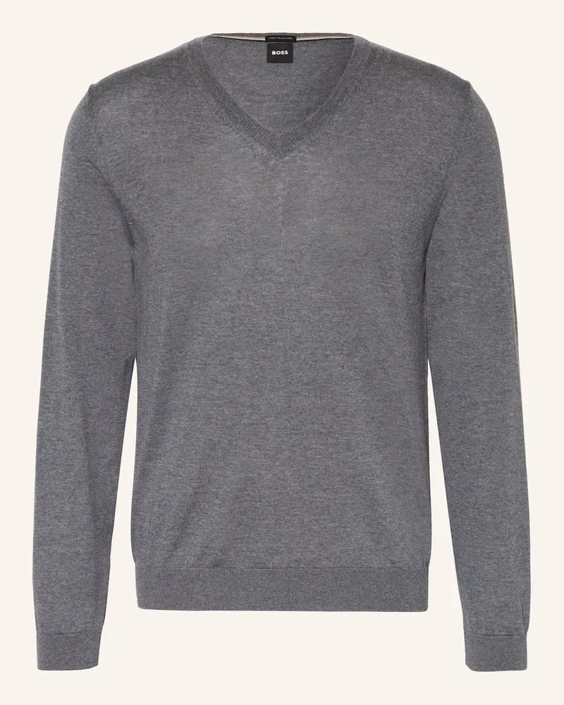 HUGO BOSS Pullover Melba grau Grau
