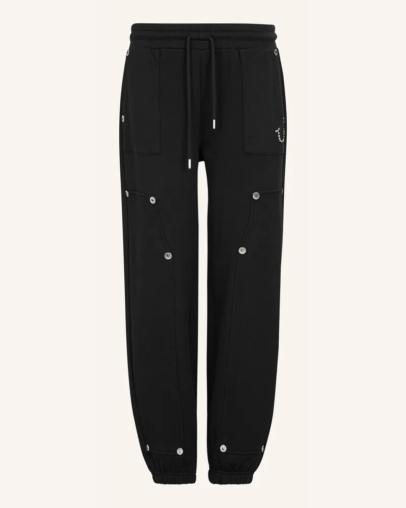 True Religion Sweathose STUDDED CARPENTER Schwarz