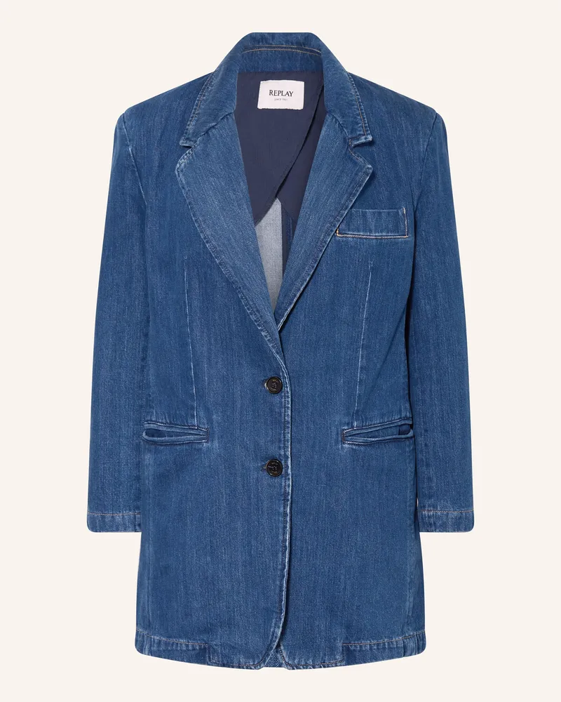 Replay Jeansblazer Blau