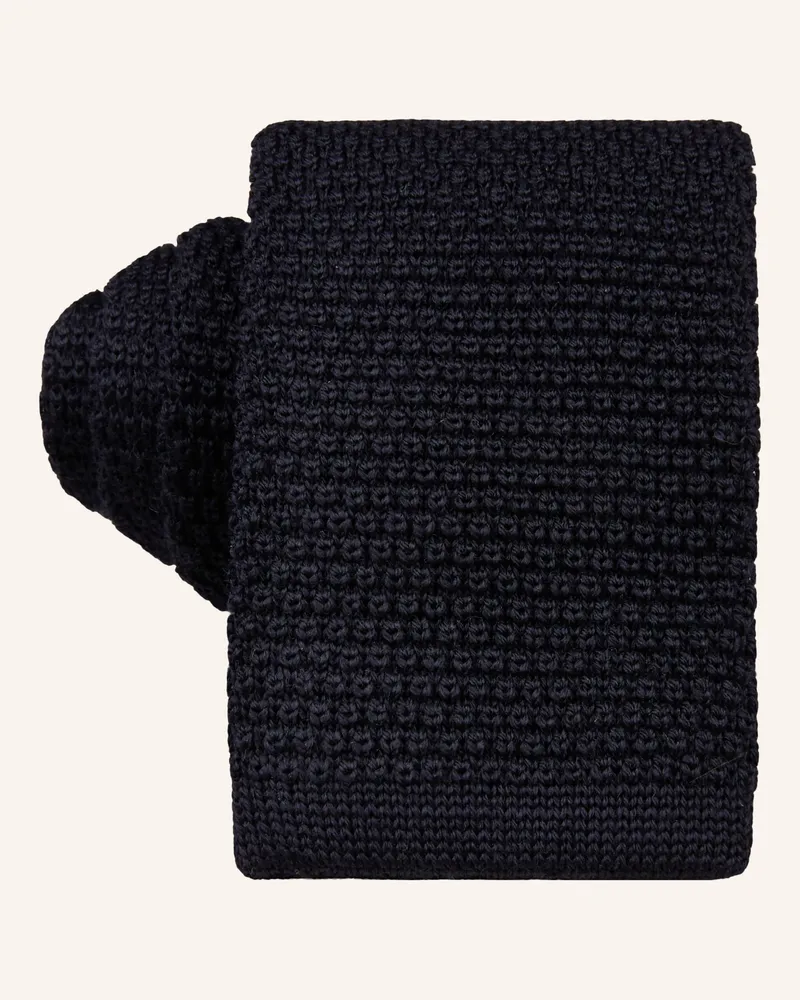 Blick Strick-Krawatte HANSEAT Schwarz