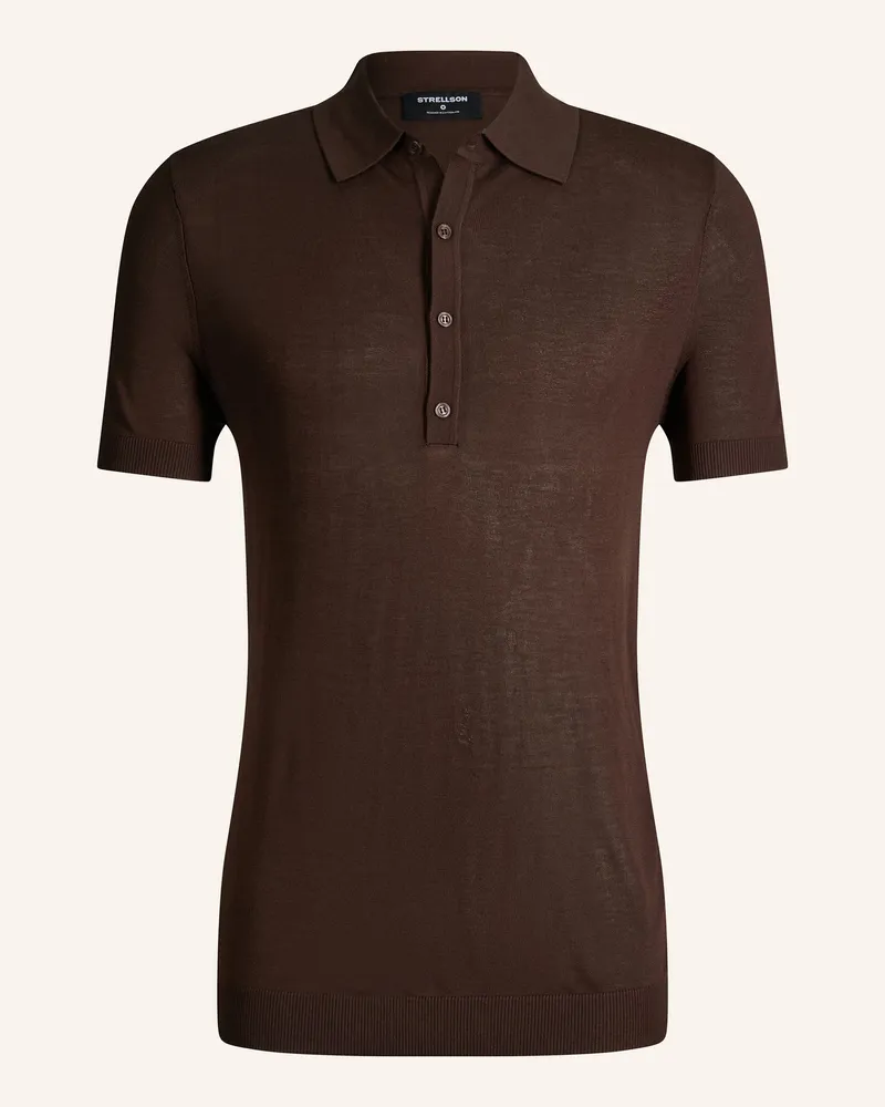 Strellson Strick-Poloshirt Vadim braun Braun