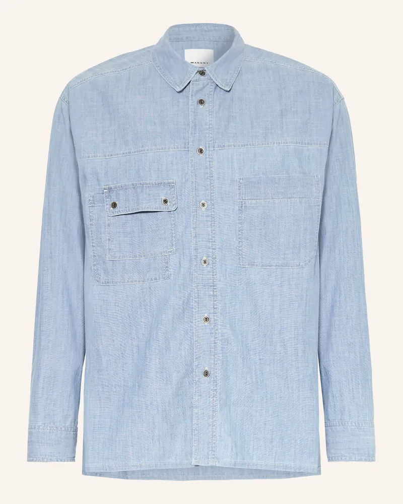 Isabel Marant Jeanshemd Vittorio Comfort Fit blau Hellblau
