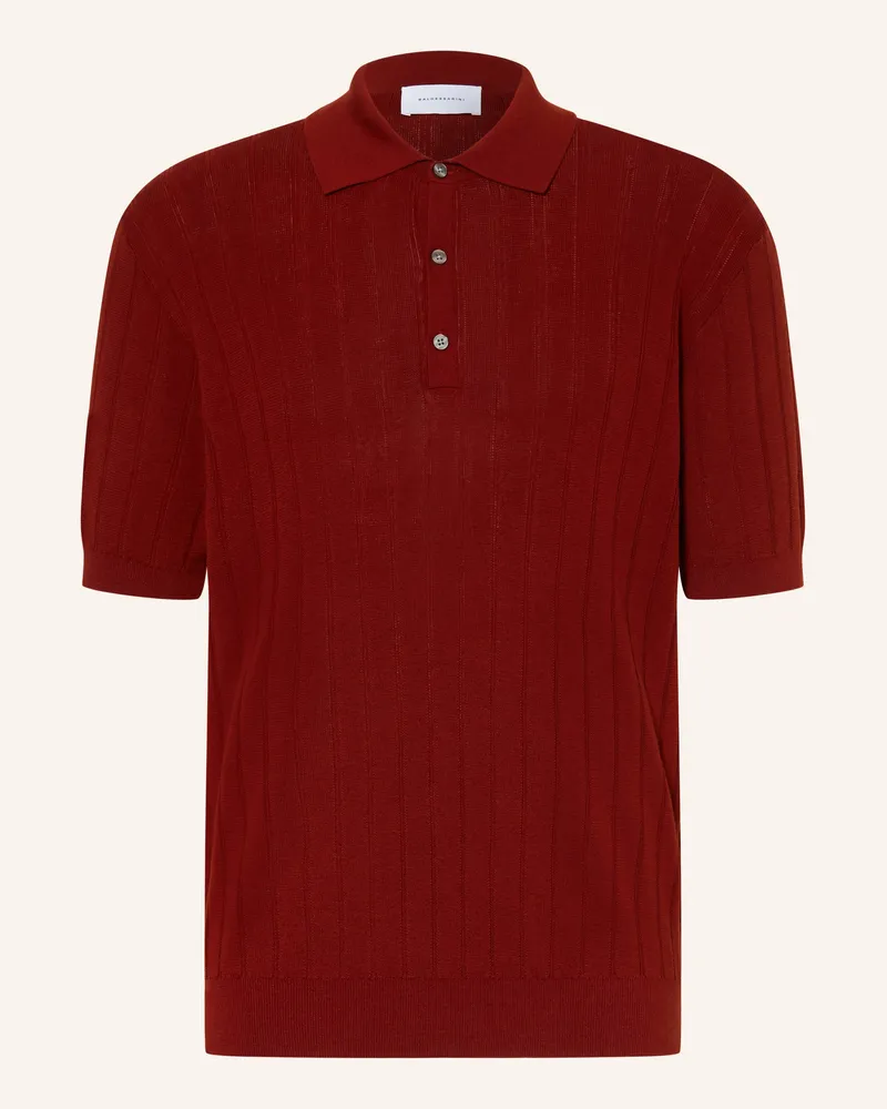Baldessarini Strick-Poloshirt Matia rot Dunkelrot