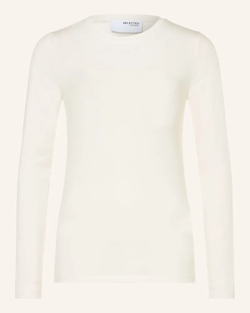 Selected Longsleeve weiss Weiss