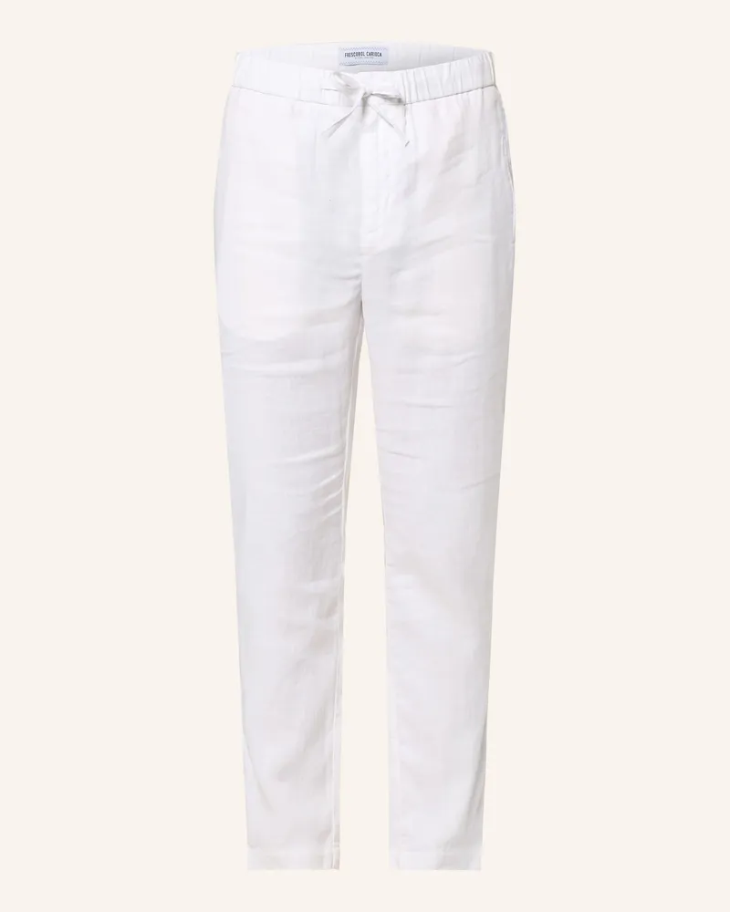 Frescobol Carioca Chino Oscar Regular Fit Mit Leinen weiss Weiss