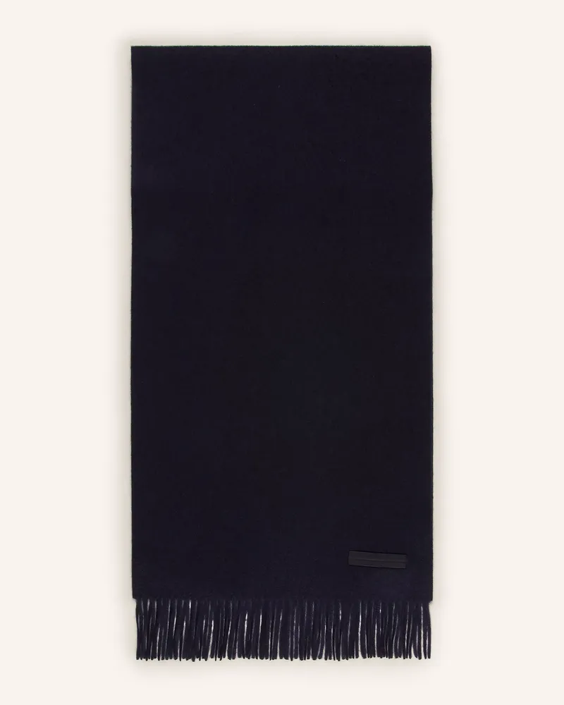 Ermenegildo Zegna Cashmere-Schal blau Dunkelblau