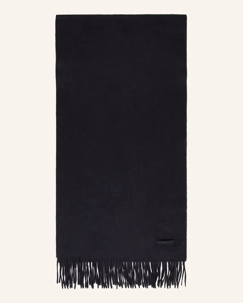 Ermenegildo Zegna Cashmere-Schal blau Dunkelblau