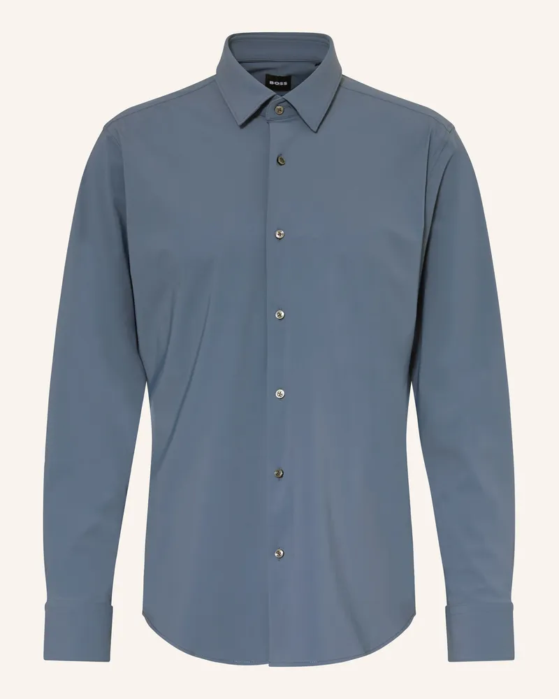 HUGO BOSS Hemd JOE Regular Fit Blaugrau