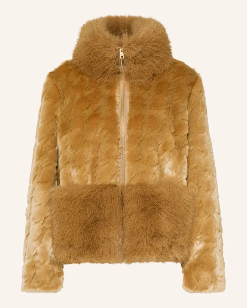 Marc Cain Kunstfell-Jacke braun 620