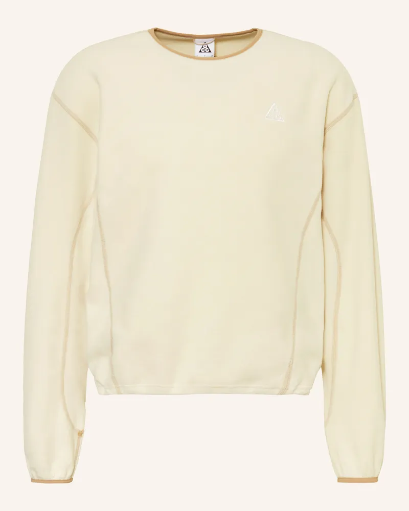 Nike Fleecepullover Acg Wolf Tree gruen Beige