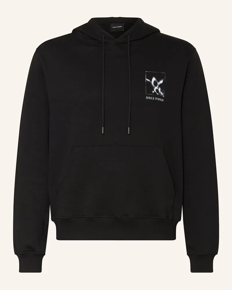 Daily Paper Hoodie schwarz Schwarz