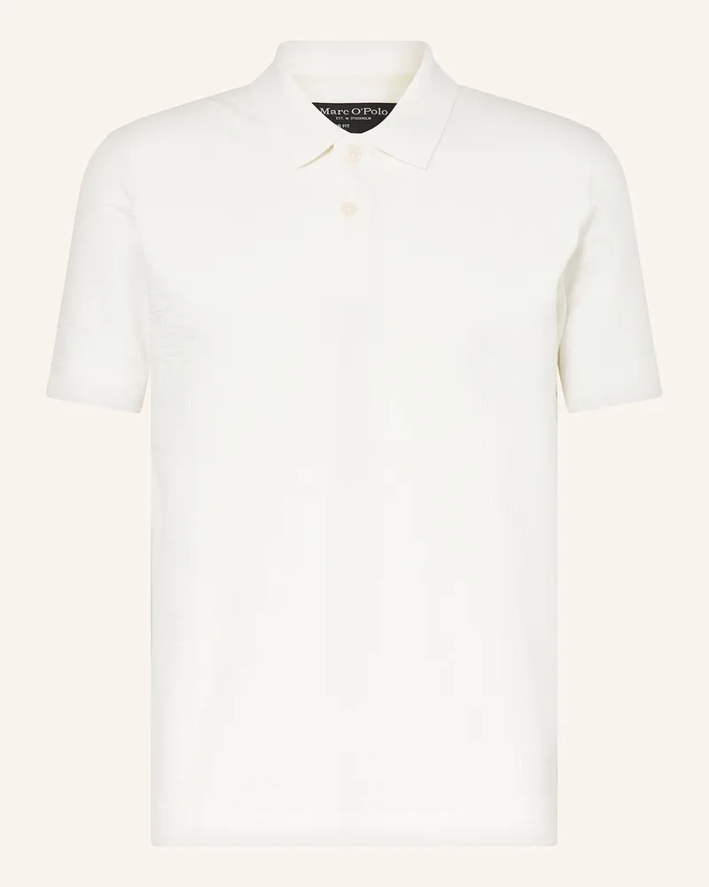 Marc O'Polo Jersey-Poloshirt Regular Fit Weiss