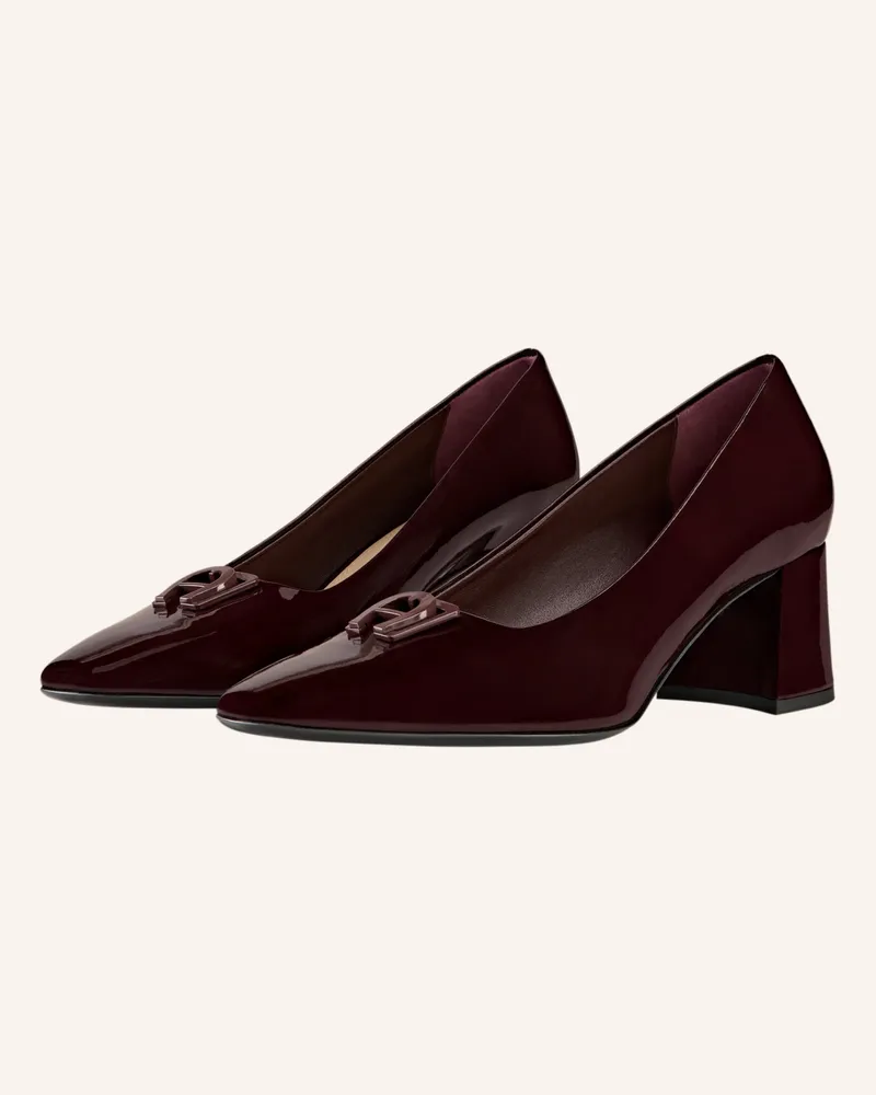 Aigner block heel pumps MARYLIN 1B Dunkelrot