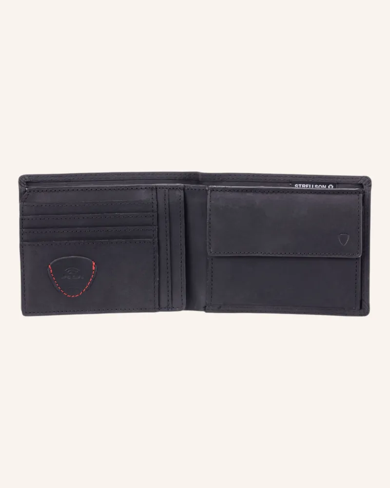 Strellson Billfold Baker Street Corbin schwarz Schwarz