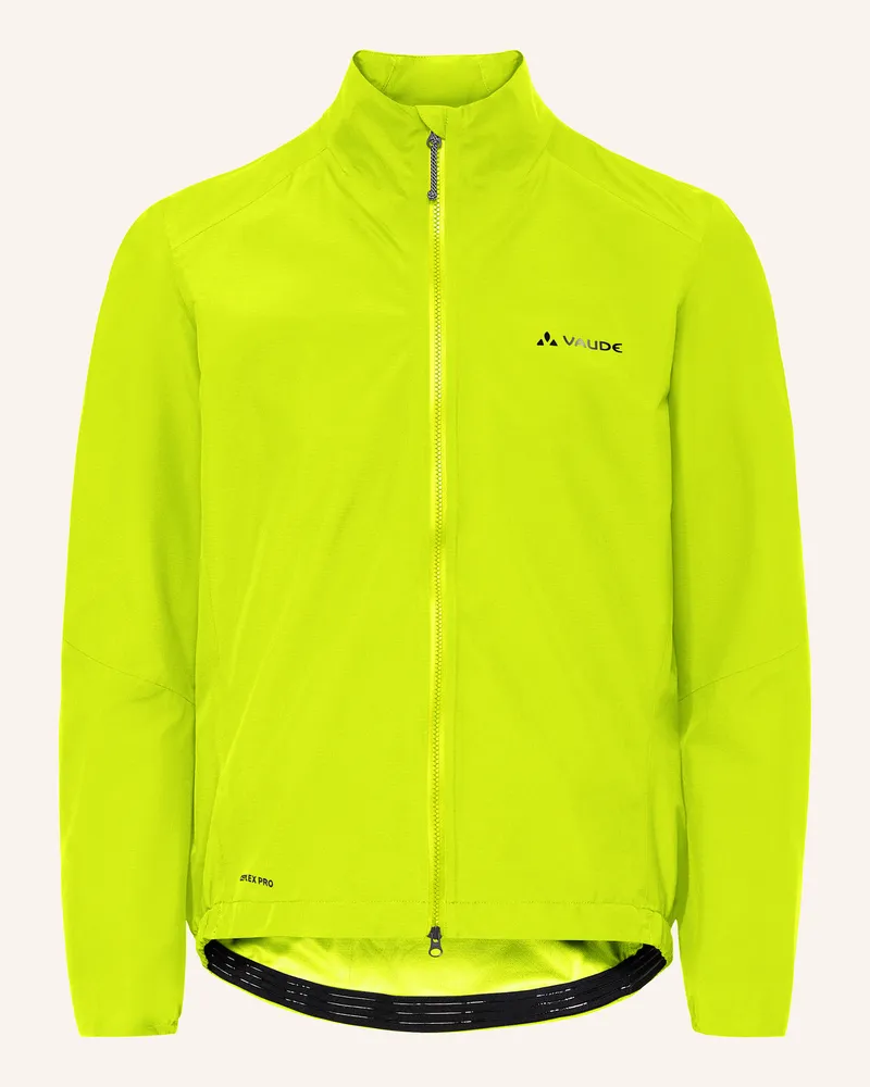 Vaude Hardshell-Jacke M Kuro Pro Rain Jacket gelb Neongelb