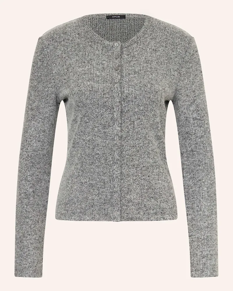 OPUS Strickjacke Saltus grau Grau