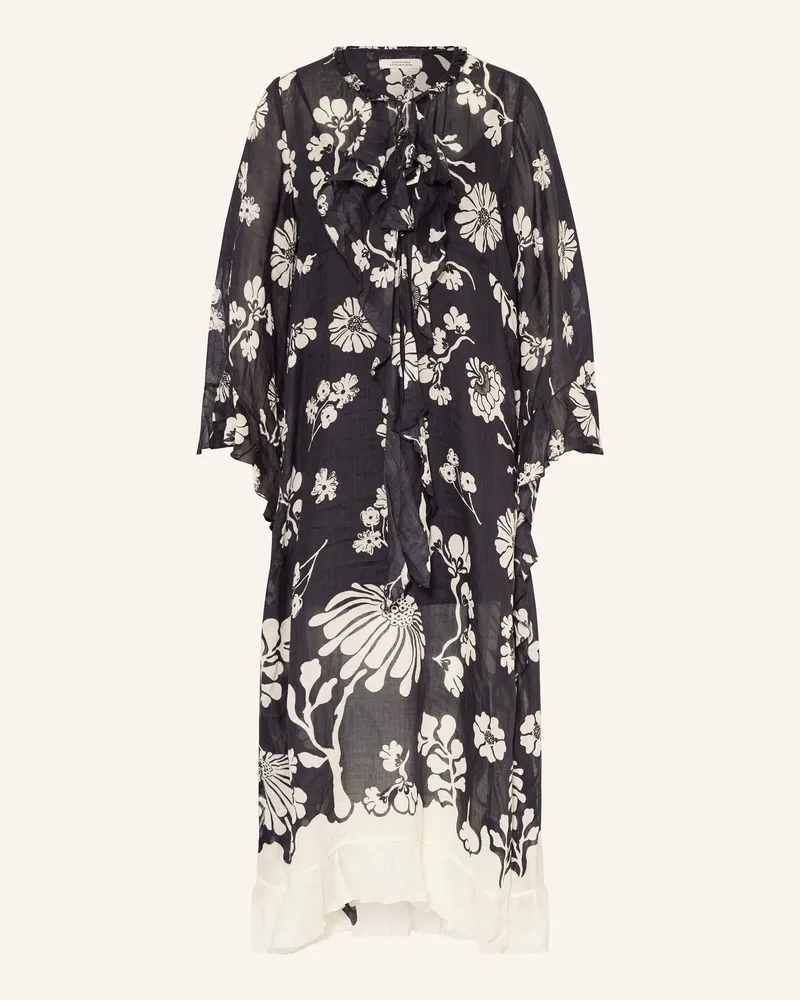 Dorothee Schumacher Kleid FLORAL DAYDREAM mit 3/4-Arm Dunkelblau