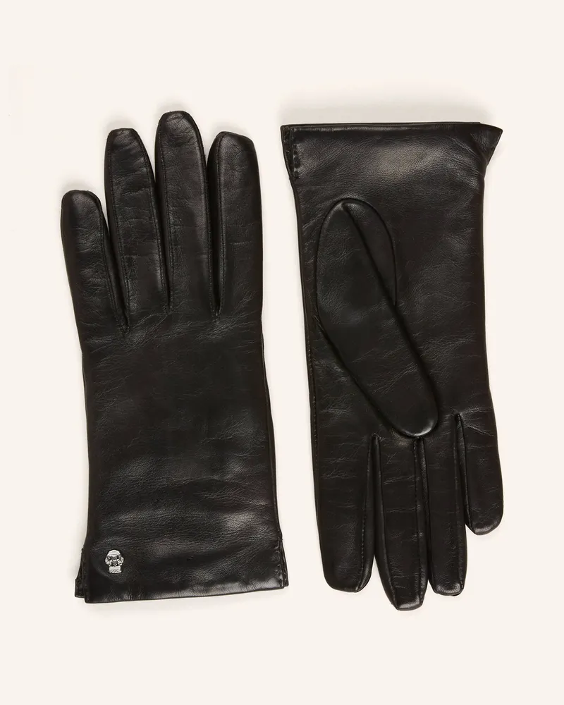 Roeckl Lederhandschuhe Edelklassiker schwarz Schwarz