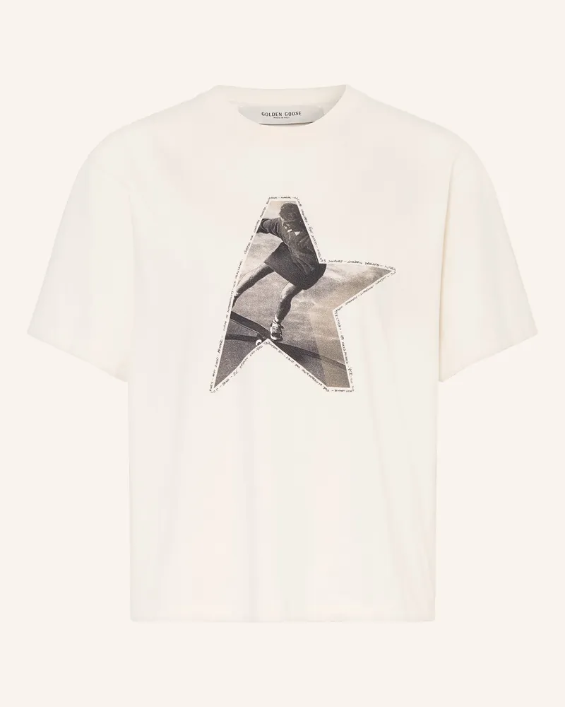 Golden Goose T-Shirt Journey weiss Ecru