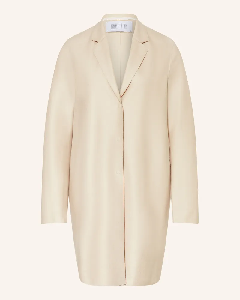 Harris Wharf London Wollmantel Creme