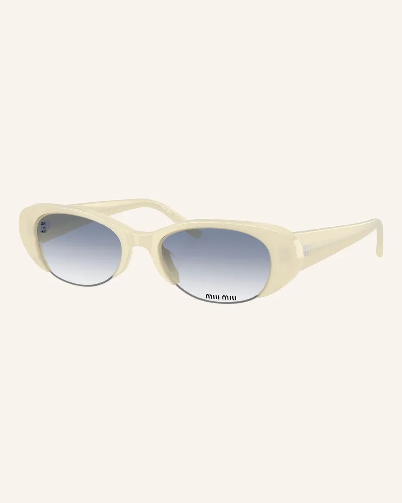 Miu Miu Sonnenbrille Mu c05su weiss Weiss