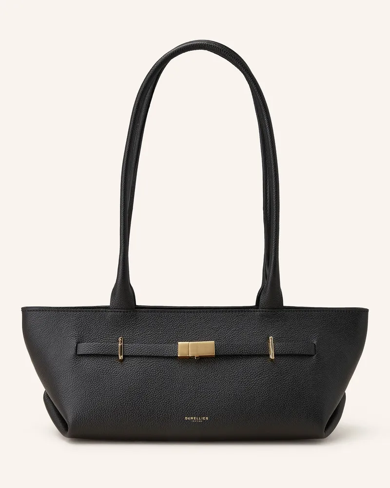 DeMELLIER Schultertasche The New York schwarz Schwarz