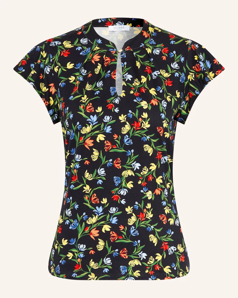 HOBBS London Blusenshirt Lila blau Dunkelblau