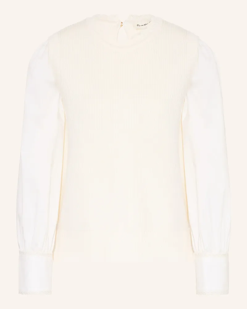 Phase Eight Blusenshirt FLEUR im Materialmix Ecru