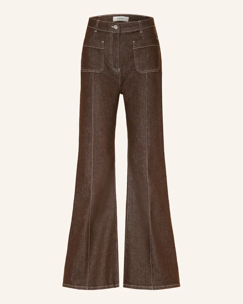 Reiss Flared Jeans Sakura braun 14