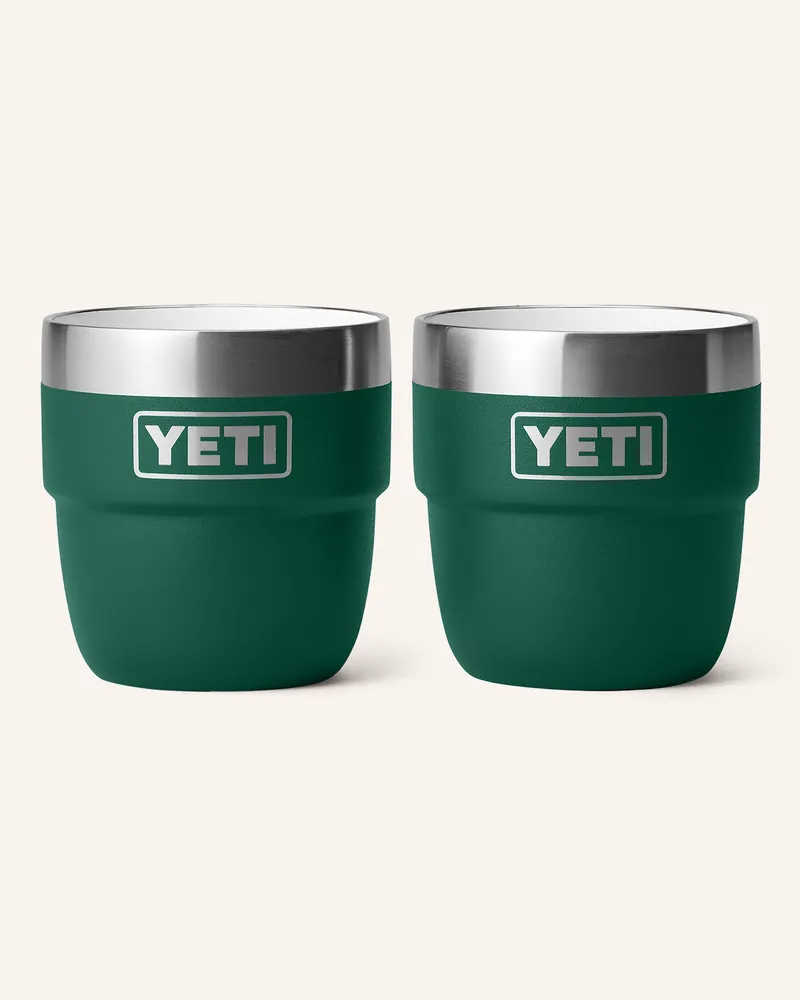 Yeti 2er-Set Thermobecher RAMBLER Dunkelgrün