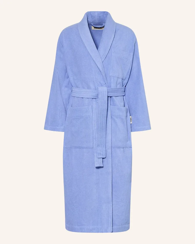 TEKLA Unisex-Bademantel Hellblau