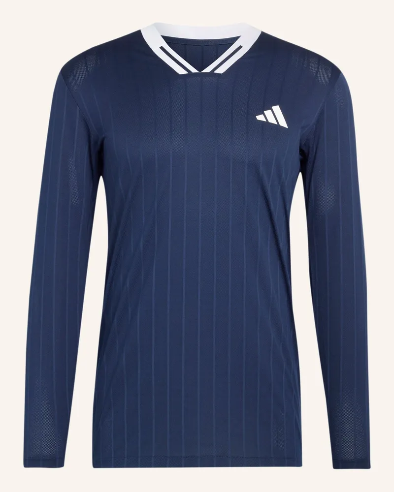 adidas Longsleeve Tennis Climacool blau Dunkelblau