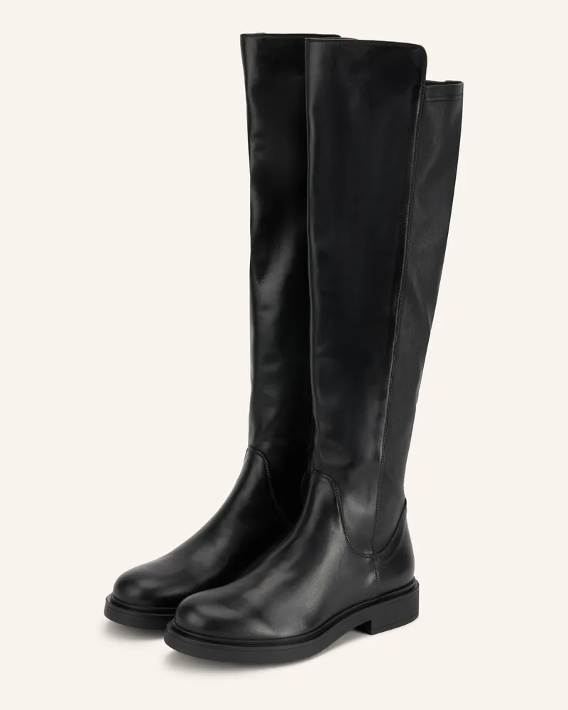 Attilio Giusti Leombruni Overknee-Stiefel Loren Stretch schwarz Schwarz