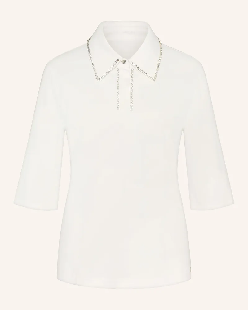 Marc Cain Blusenshirt mit Schmucksteinbesatz und 3/4-Arm 110