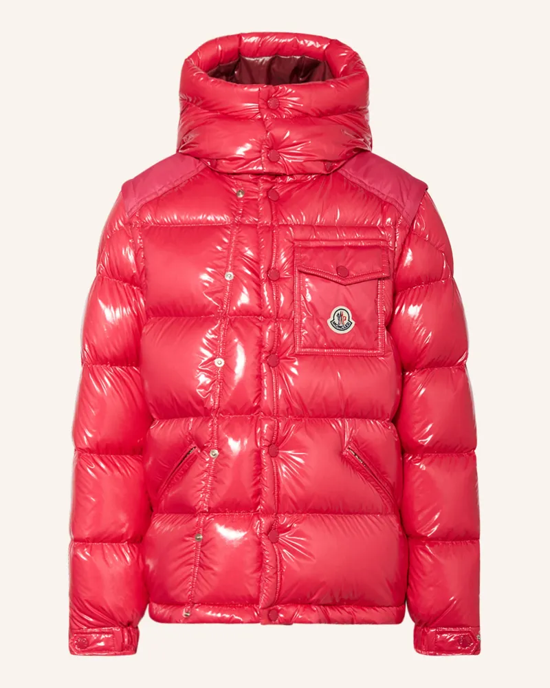 Moncler Daunenjacke KARAKORUM mit abnehmbarer Kapuze Pink