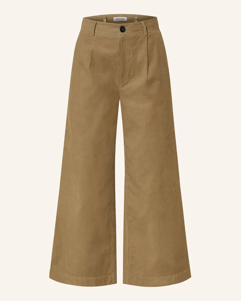 More & More Cord-Culotte Khaki